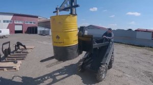 На что способен мини-погрузчик MAKER 600