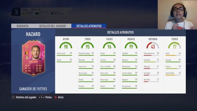 ¿Vale la pena EDEN HAZARD 97 FUTTIE SBC? | FIFA 19 смотреть онлайн