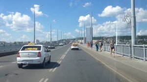 Саратов, мост через Волгу.