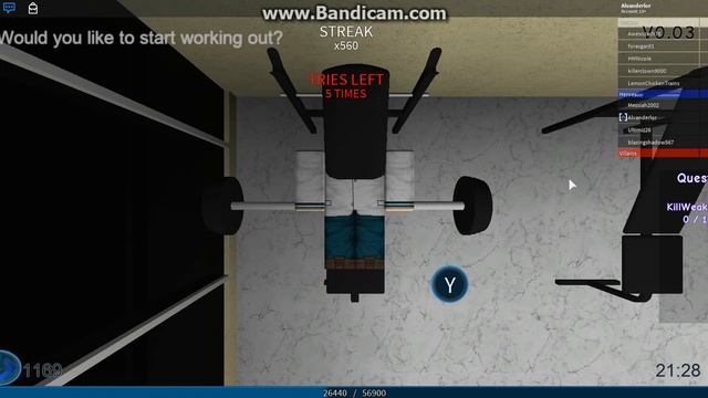 Roblox | Blox No Hero Academia || Premium Gym Gamepass 1000 Streak!!! смотреть онлайн