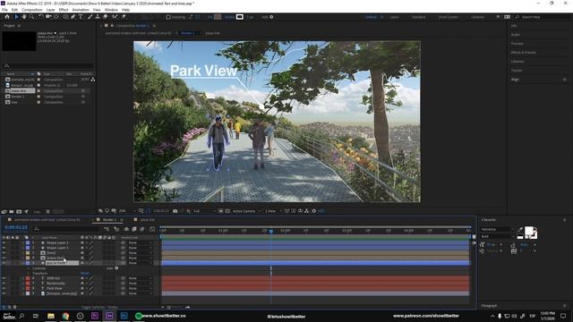 Animating Architectural Renders In After Efffects and Premiere Pro смотреть онлайн