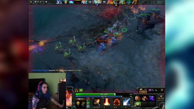 Милешка учится играть! :D ДОТА 2 / DOTA 2 смотреть онлайн