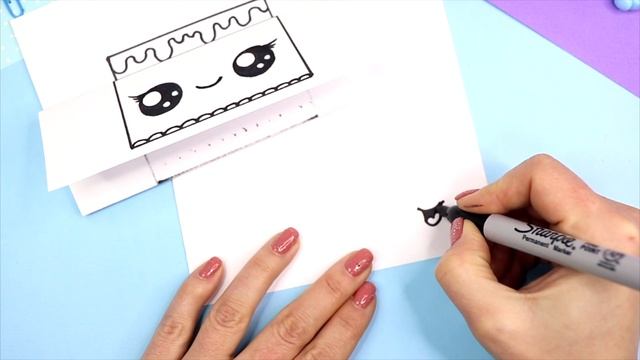 DIY Радужная открытка с сюрпризом ? Рисуем легко и просто! смотреть онлайн