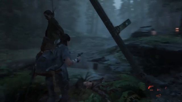 Ellie Saves Hanging Man