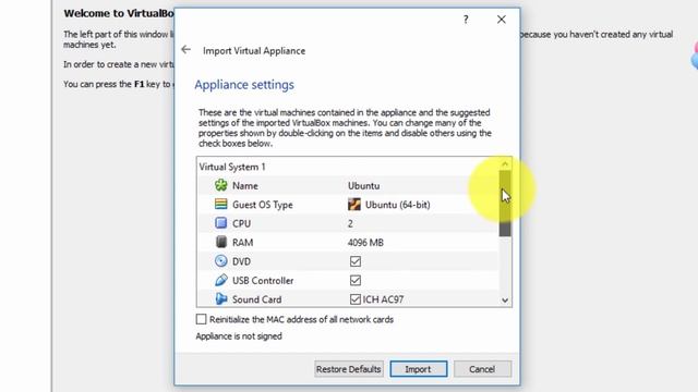 VirtualBox Tutorial 12 - How to Import an OVA file смотреть онлайн