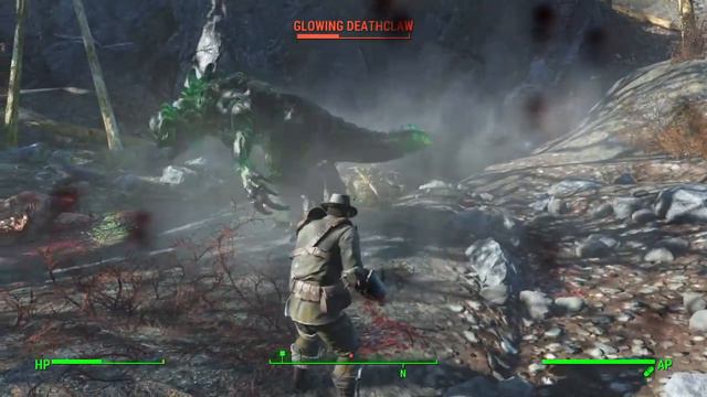 Fallout 4 deathclaw dagger fight (No mods, Very hard) смотреть онлайн