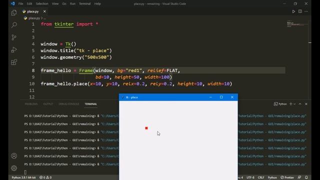 .place() Attributes and Parameters In Tkinter With Uses | Place Geometry Manager In Tkinter Pytho смотреть онлайн
