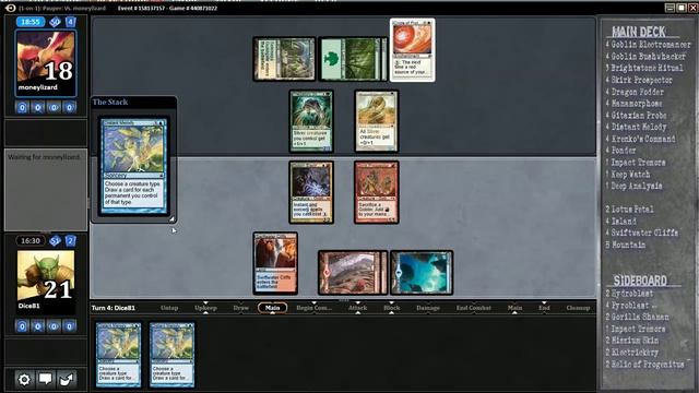 Let's Brew PAUPER "Goblin Storm" #1 vs Slivers смотреть онлайн