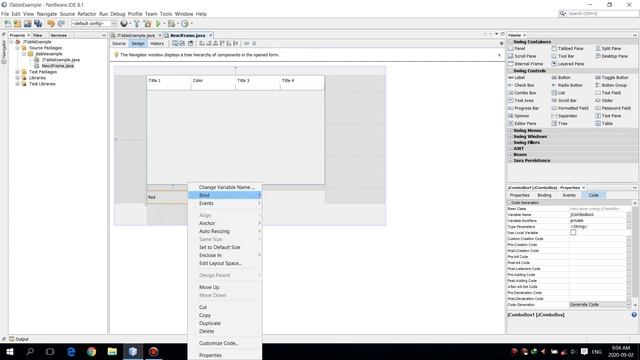 How to create JComboBox cell editor for JTable Java Swing Easy Way смотреть онлайн