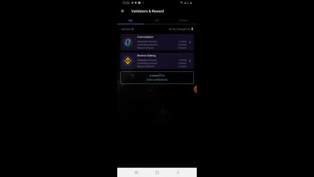 Майнинг криптовалюты Cosmos (ATOM) через кошелек Cosmostation