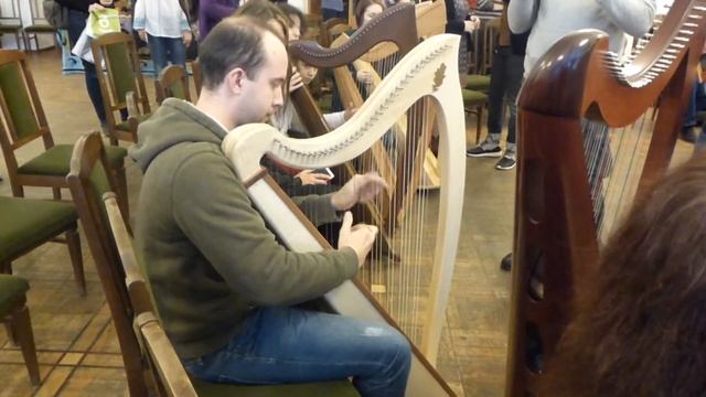 Виртуозная игра на арфе смотреть онлайн