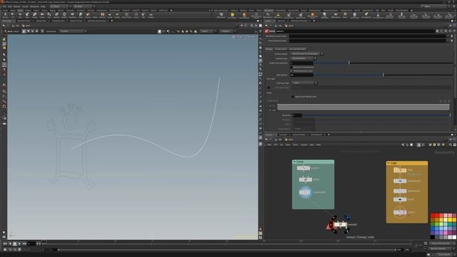 Houdini | Sweep Geometry Node смотреть онлайн