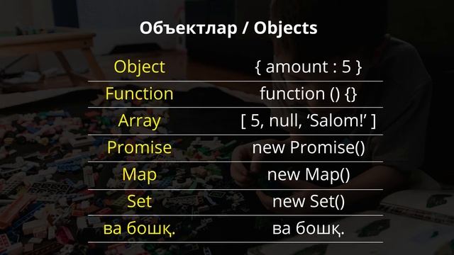 Javascript ўзбек тилида [3]: тил синтаксиси ва маълумот турлари #жаваскрипт #ўзбектилида смотреть онлайн