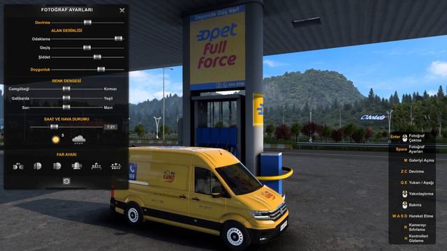 Euro Truck Simulator 2 Türkiye Haritasıyla Ptt Kargo VW Crafter'le kargo teslimatı yapıyoruz смотреть онлайн