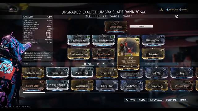 Warframe - Excalibur Umbra de self-sufficient/SOLO build|#buildshare смотреть онлайн