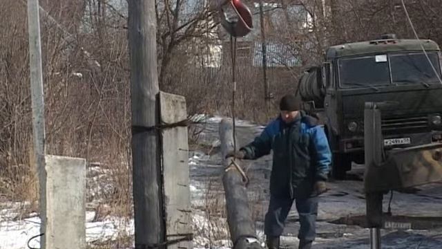 Реконструкция линии электропередач в районе Страковка. Апрель 2013 год. смотреть онлайн