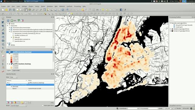 QGIS: Heat Maps смотреть онлайн