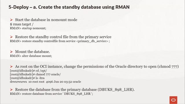 Part-1 Deploy a Manual Oracle Database Data Guard in OCI using RMAN Restore from Service смотреть онлайн