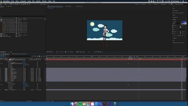[ TUTO ] Animation de cartoon 2D avec After Effects et Illustrator | animer avec After Effects смотреть онлайн