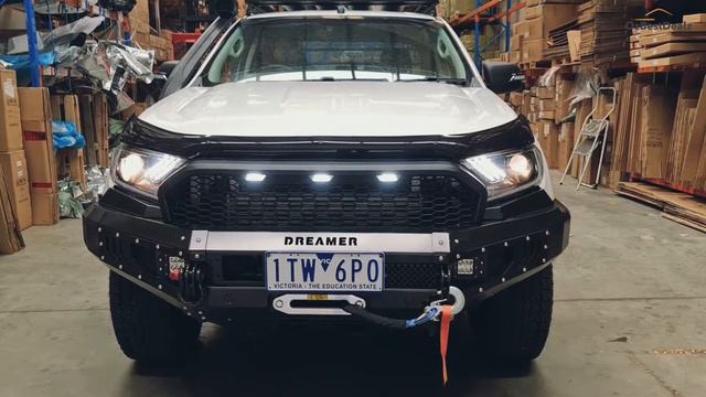 Cobra 4x4 Mustang Style Projector Headlights & Smoked V1 LED Tail lights For Ford Ranger PX1 PX2 PX смотреть онлайн