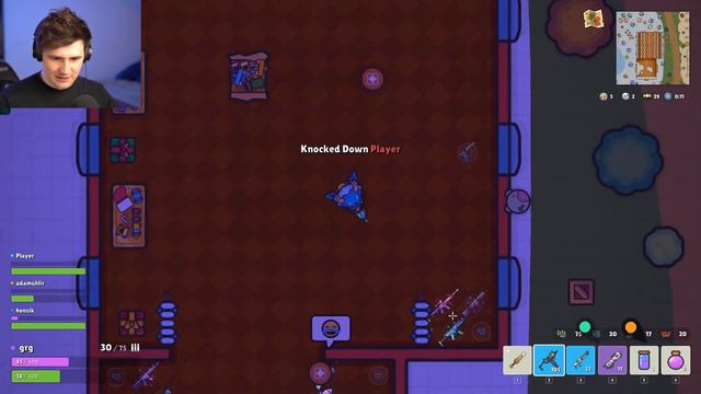 THOR HAMMER vs ZOMBIE HORDE! // ZombsRoyale.io смотреть онлайн