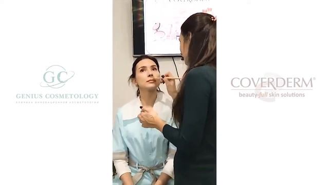 Макияж с косметикой Coverderm правила нанесения смотреть онлайн