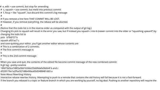 How can I merge two commits into one if I already started rebase? смотреть онлайн