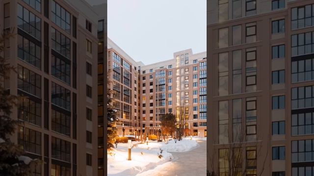 Зима + классическая архитектура + Екатеринбург = ЖК Александровский сад от Forum Group! смотреть онлайн