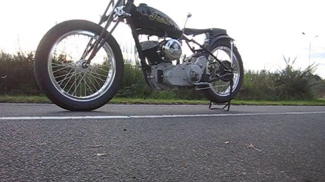 1941 racing Sport Scout cold start & warm up смотреть онлайн