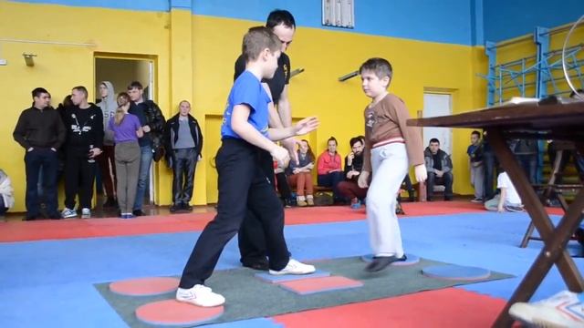 Гурчик - Кривуца раунд 2 кунгфу  діти туйшоу Малишка 15/1 20.02.2016