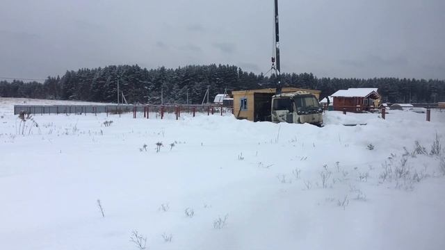 Установка бытовки зимой смотреть онлайн