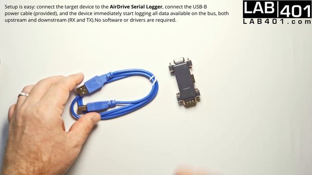 AirDrive Serial Logger unboxing by Lab401.com смотреть онлайн