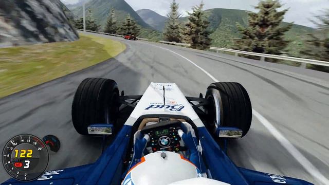 Formula 1 Car (Williams FW26) On The Most Beautiful Road In The World [ Transfagarasan ] смотреть онлайн