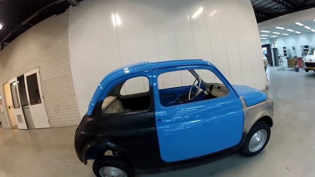 Fiat 500F 1966 getting ready to be painted смотреть онлайн