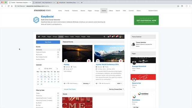 EasySocial review: a social network on your own website смотреть онлайн
