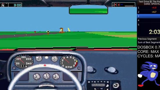 Test Drive III: The Passion (DOS) Speedrun 3:49 смотреть онлайн
