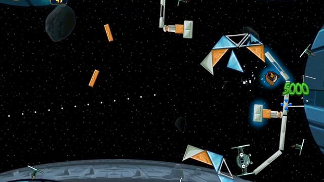 Angry Birds Star Wars Level 2-39 Death Star 3 Star Walkthrough смотреть онлайн