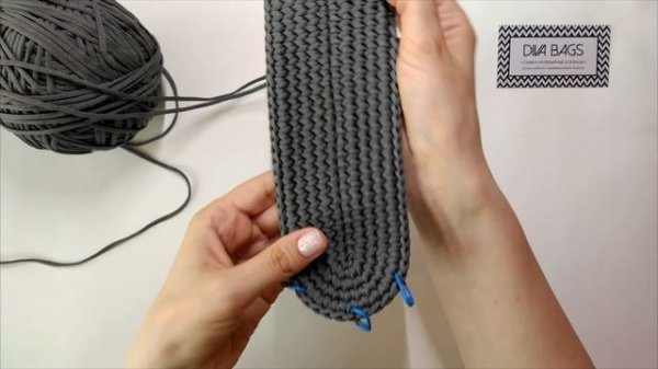 Самая удобная сумка из полиэфирного шнура | Вязаная сумка
