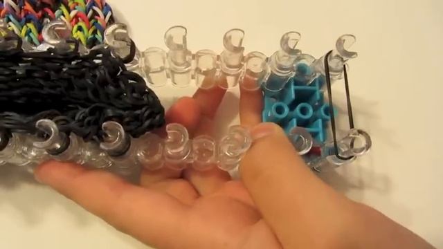 Craft Life Rainbow Loom Fingerless Gloves Tutorial ~ One Loom ~ смотреть онлайн