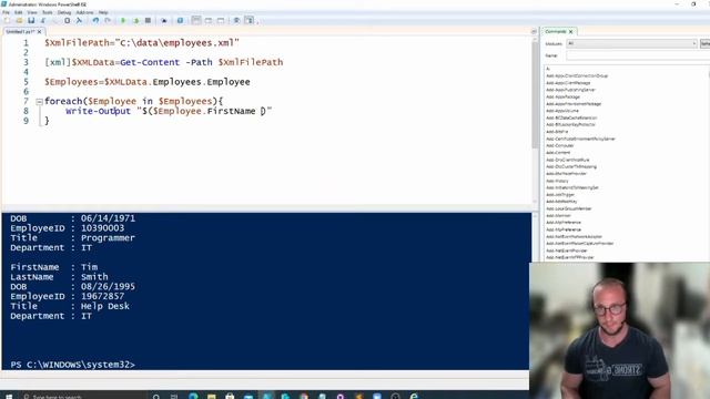 PowerShell Intermediate Tutorial 7 : XML [Intermediate] смотреть онлайн