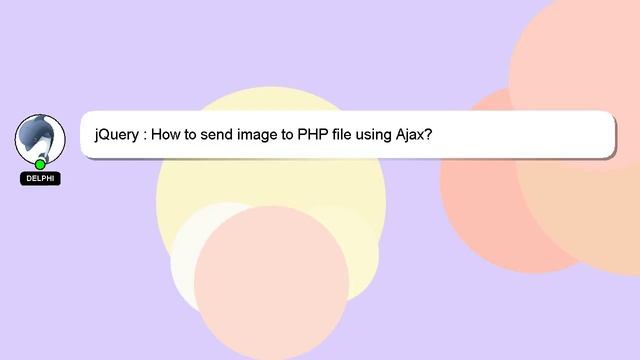 jQuery : How to send image to PHP file using Ajax? смотреть онлайн