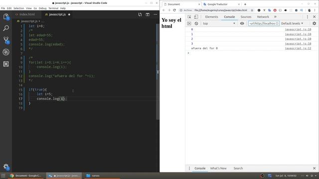 08.- Javascript? de 0 a 100 [var vs let vs const] смотреть онлайн