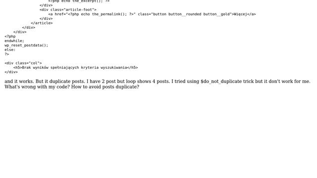 Wordpress: Duplicated posts on category page смотреть онлайн
