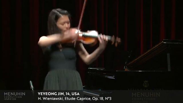 Yeyeong Jin performs Wieniawski's Etude-Caprice Op. 18, No. 3