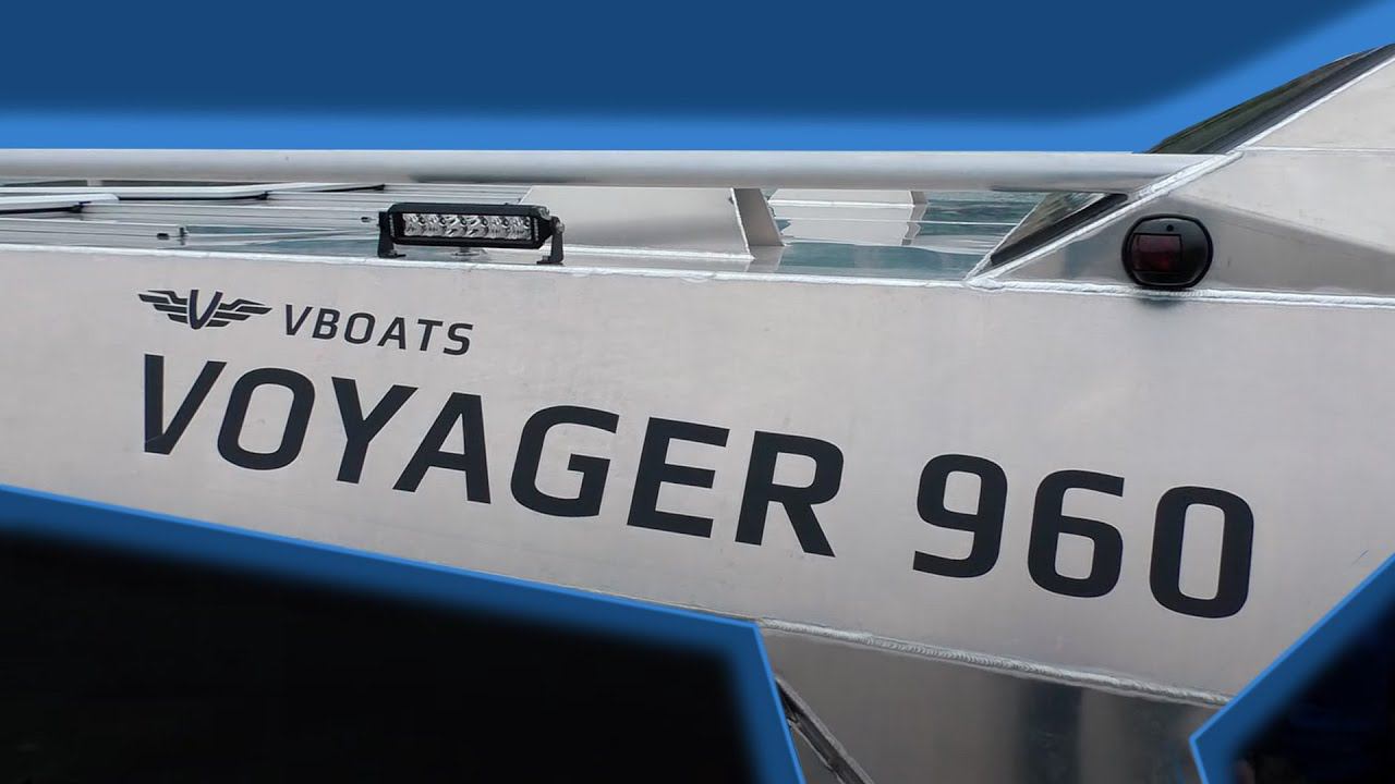 Спускаем на воду VBOATS VOYAGER 960 | VODNIK.BOATS смотреть онлайн