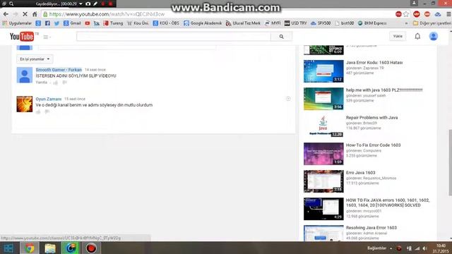 Java Error kodu 1603 Nerden Gördüm смотреть онлайн