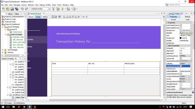 Java Netbeans Swing UI Design смотреть онлайн