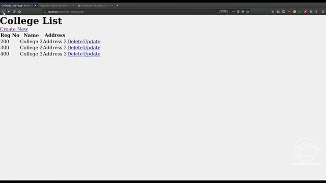 Php Core (Object Oriented Implementations) : 20 : CRUD from Browser - 02 | Hindi смотреть онлайн