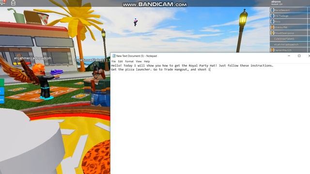 How to get the Royal Party Hat on ROBLOX! (Event!) смотреть онлайн
