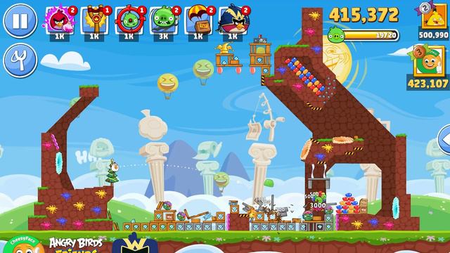 Angry Birds Friends Pranking Pigs Tournament 1219 Level 8 No Power UP PLUS смотреть онлайн